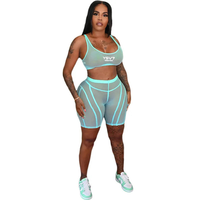SHAPEWEAR PEPPERMINT SHEER SET