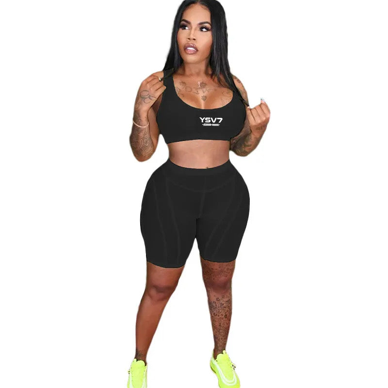 WOMENS SHAPEWEAR BLACK SEXY SHEER BRA AND SHORT SET