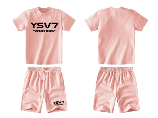 KIDS COLLECTION LIGHT PINK T SHIRT SET