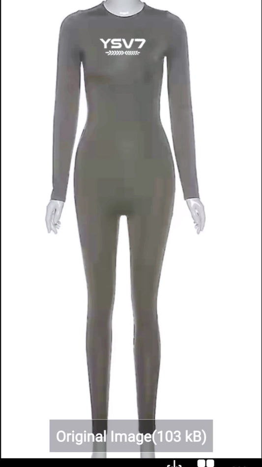 SHAPEWEAR GREY BACK ZIPPED BODYSUIT
