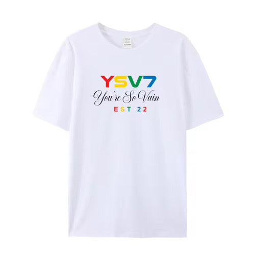 YSV7 YOU'RE SO VAIN WHITE T SHIRT