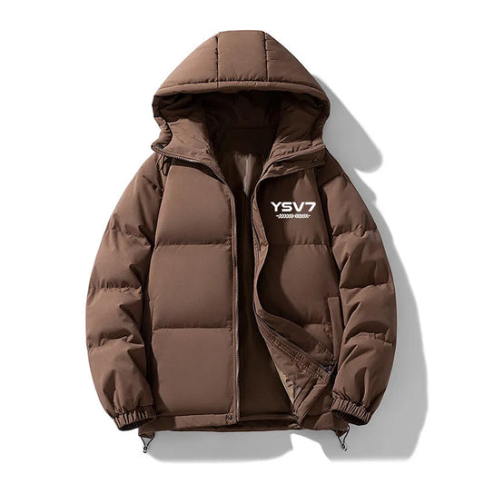 MENS BROWN PADDED PUFFER JACKET AUTUMN/WINTER COLLECTION