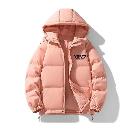 PEACH PADDED PUFFER JACKET