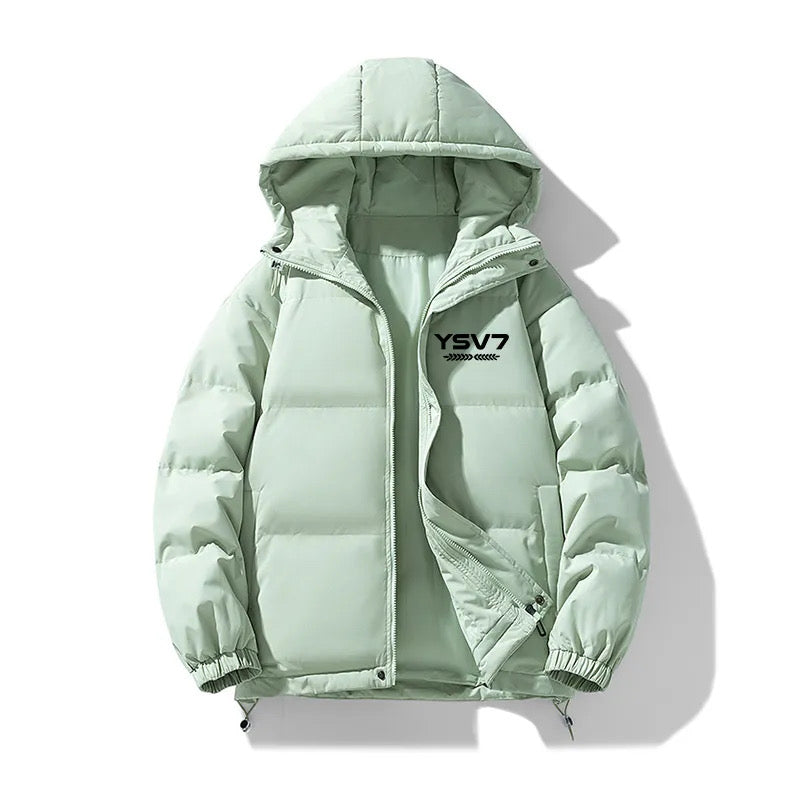 MENS MINT GREEN PADDED PUFFER JACKETS