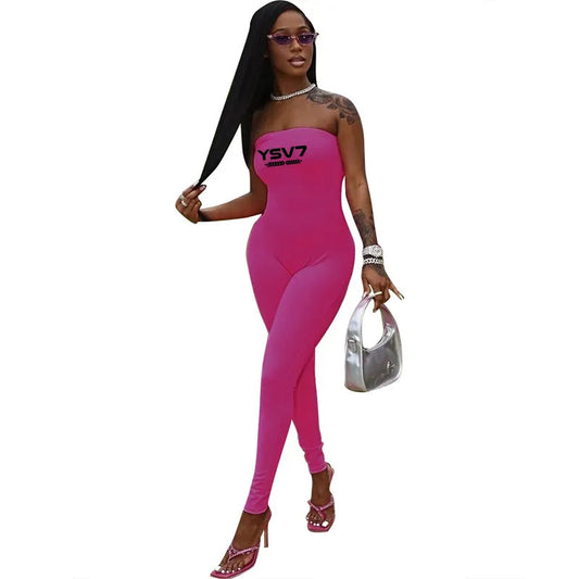 WOMENS STRAPLESS SHAPEWEAR PINK BODYSUIT