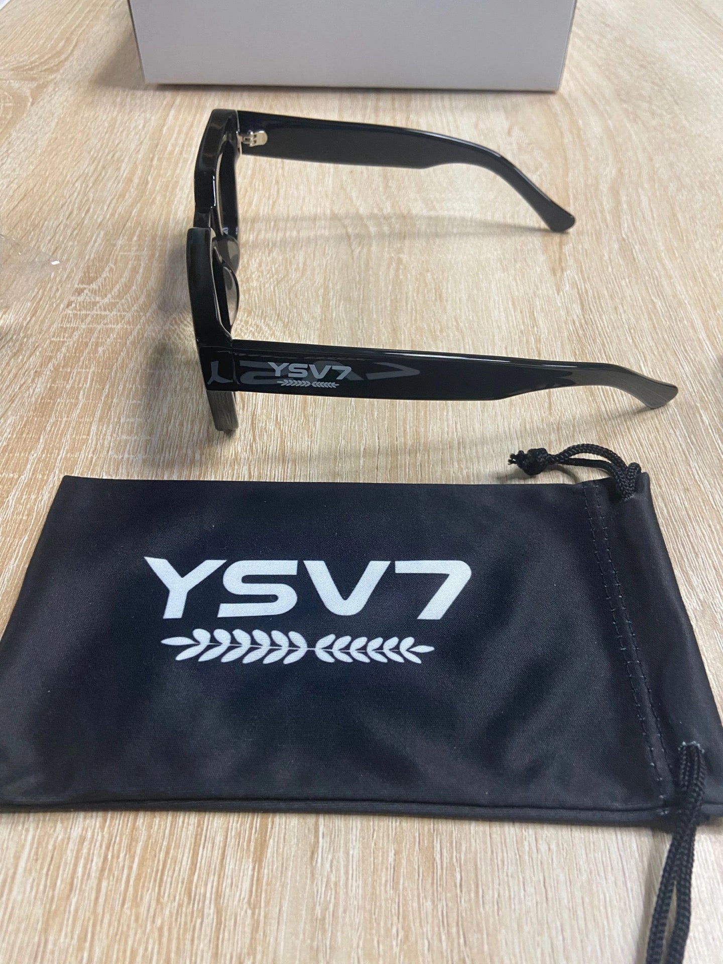 SUNGLASSES BLUE TINT LENSES YSV7 LOGO